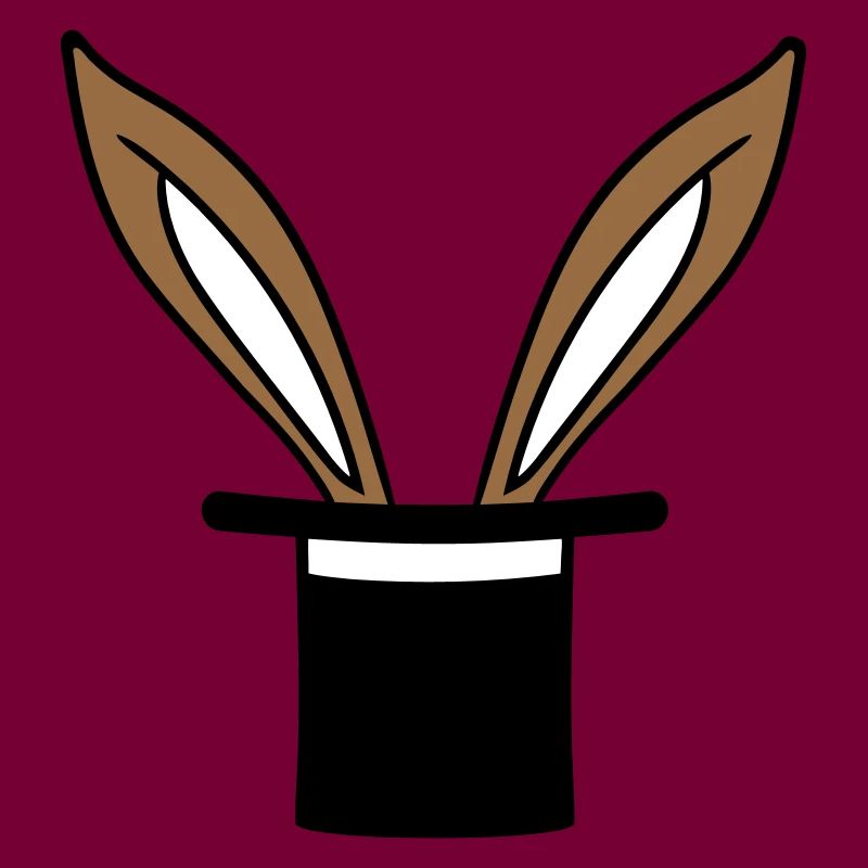 Bunny Top Hat Wizard Rabbit Wizard Trick