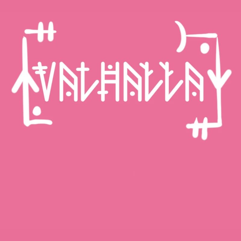Valhalla Runen Schrift Wikinger Design