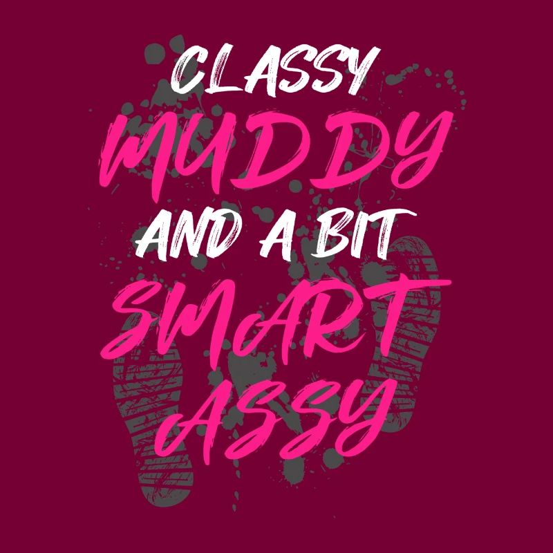 Classy muddy Schlammlauf Mud Run Muddy Race