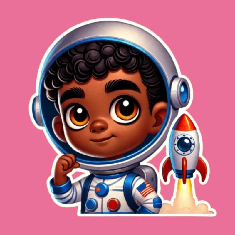 Ein junger Astronaut