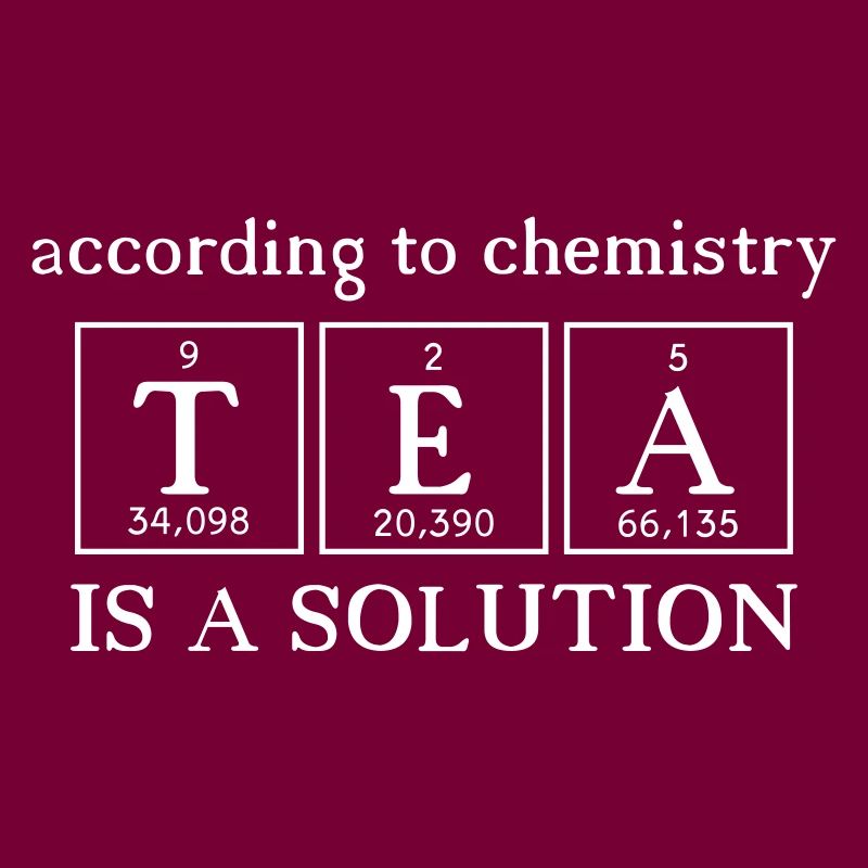 Le thé est une solution - éléments de chimie des sachets de thé
