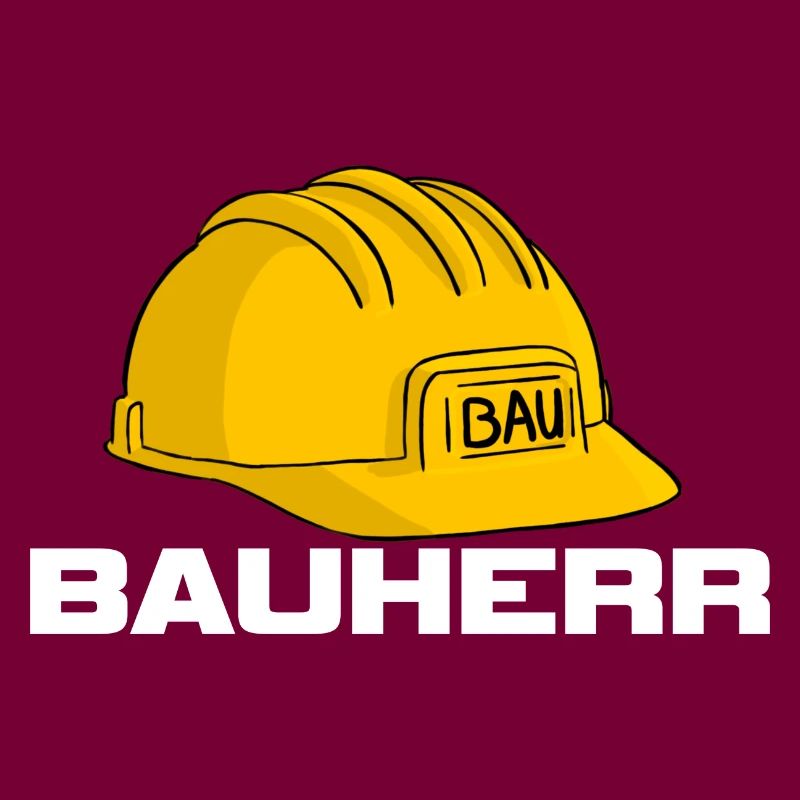 Bauherr Baustellen Helm