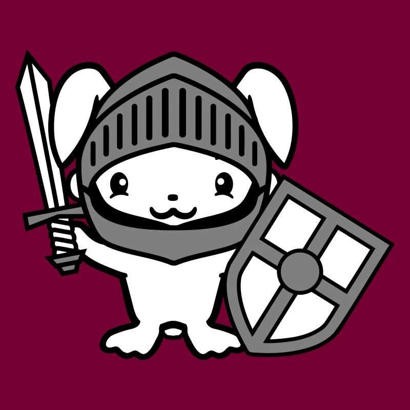 Rabbit Knight Sword Shield Armor Helmet Castle Hero