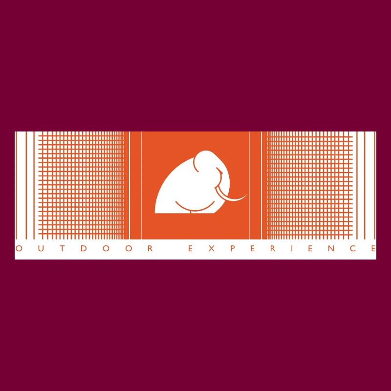 Mamood gradient check pattern orange