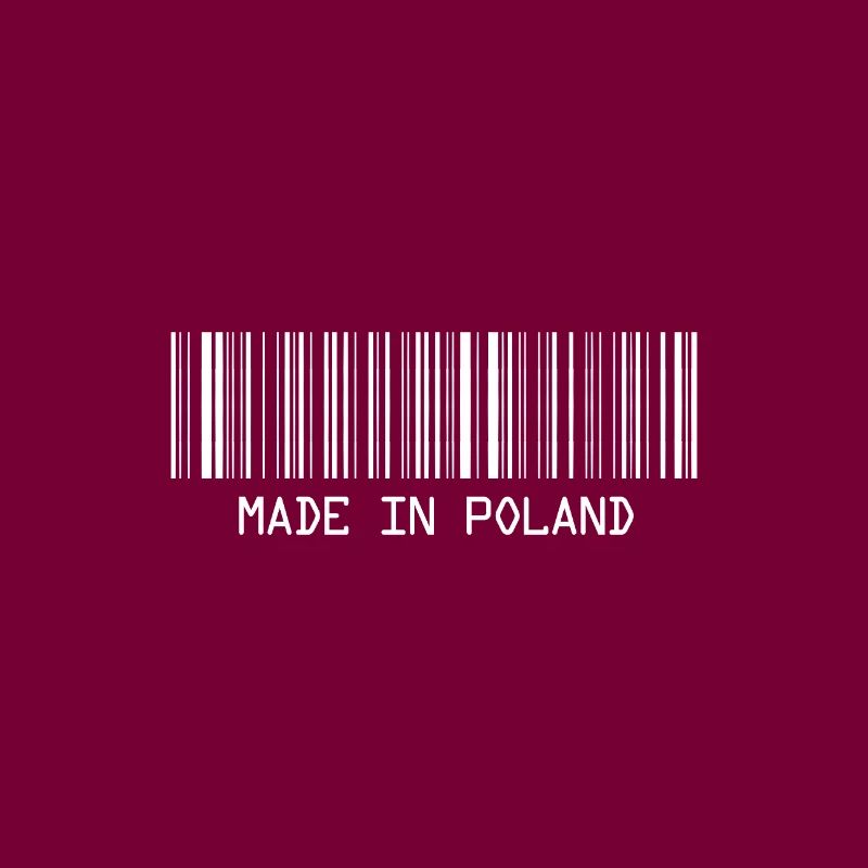 Fabriqué en Pologne - Pologne - Pologne - Code-barres - Dash