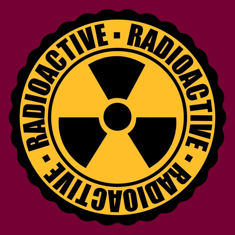 stamp danger caution caution caution atomic bomb