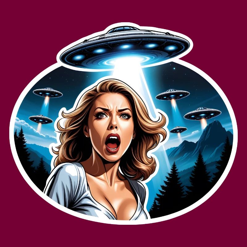 Alien Invasion Babe en difficulté