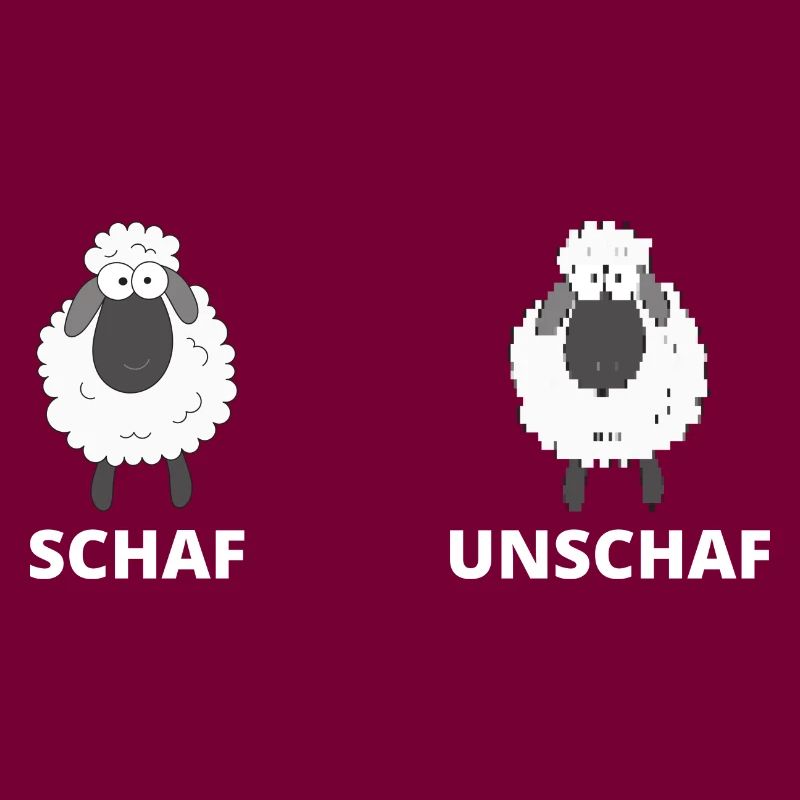 Schäfchen Schaf Unschaf Schafbock Schaffell