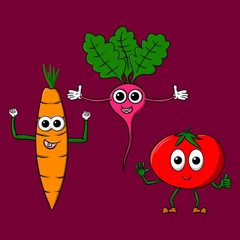 Vegetable course - three cool vegetables