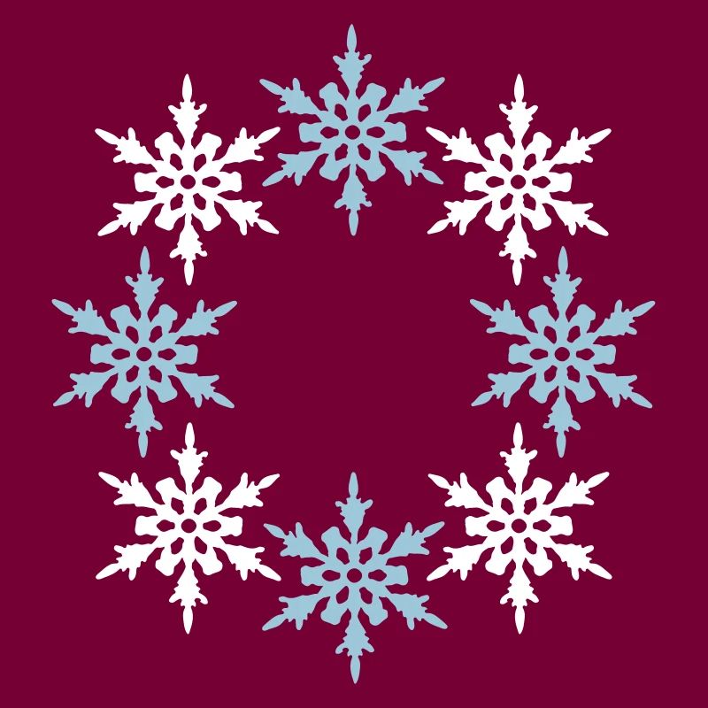winter ring circle round pattern design cool cold sc