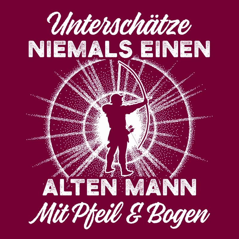 Bogenschießen Bogenschütze Alter Mann Pfeil Bogen