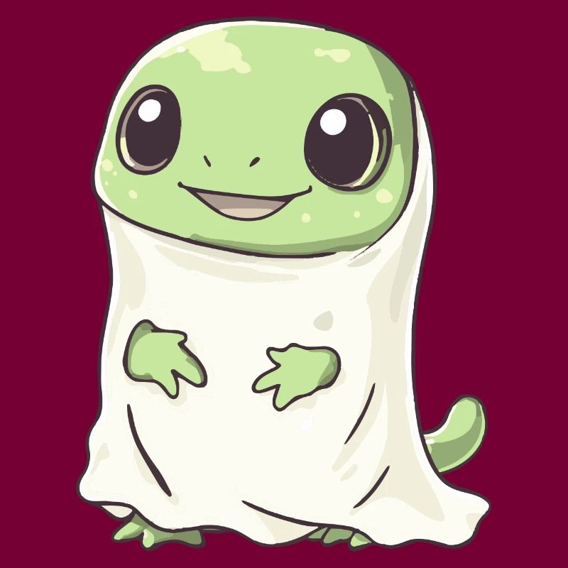 Echse Halloween Comic Geist