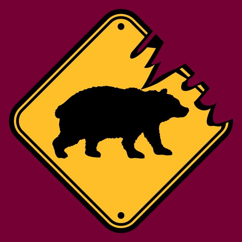 Schild Bär Lebensgefahr