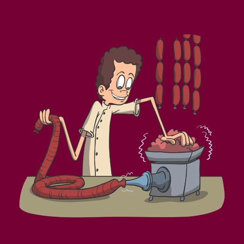 Metzger Messer Fleisch Wurst