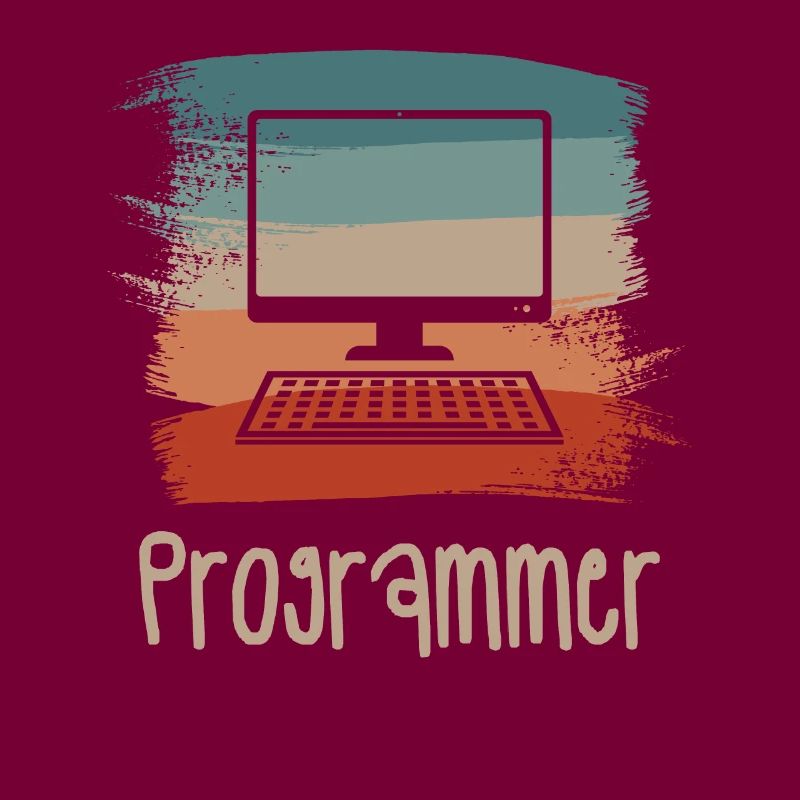 Rétro Vintage Programmeur Programmation Informatique