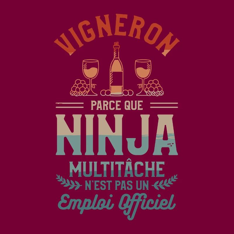 Vigneron Parce Que Ninja Multitâche N'est Pas Un