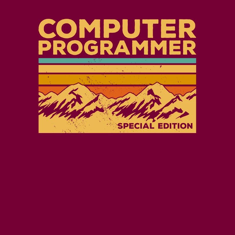 Retro Computerprogrammierer Sonderedition