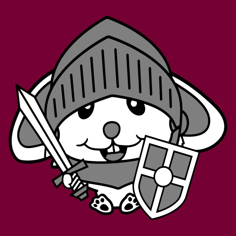 Rabbit Knight Sword Shield Armor Helmet Castle Hero