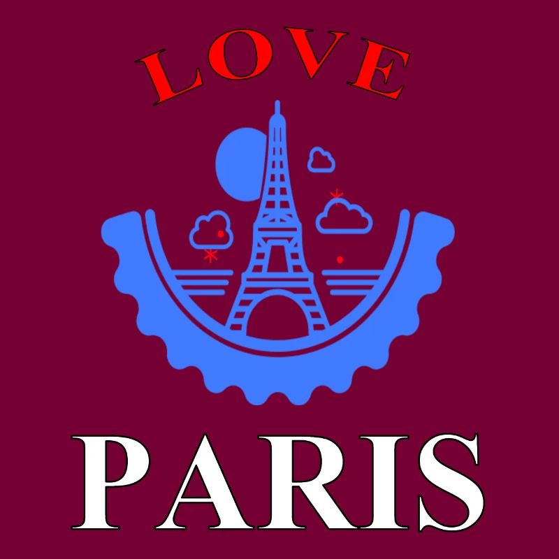 Ich liebe Paris Eiffelturm Pariser Geschenk