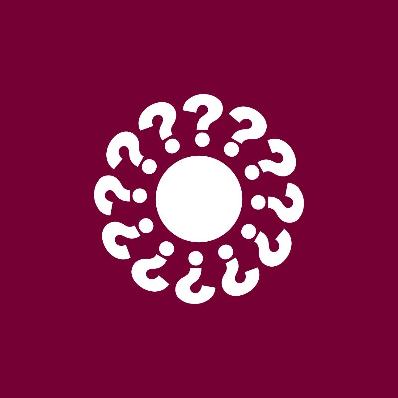 Points d’interrogation disposés en cercle