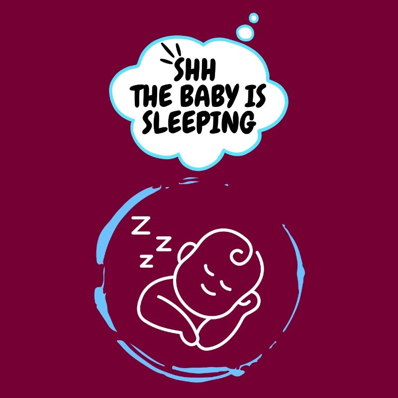 Chut! Le bébé dort | Idée d’annonce de naissance