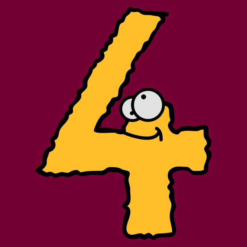Lustiges 4 Vier Comic Monster