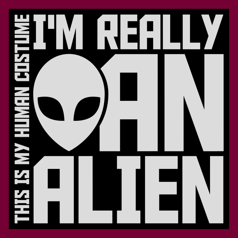 human costume alien quote