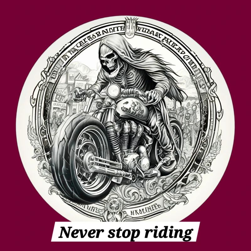 Never stop riding