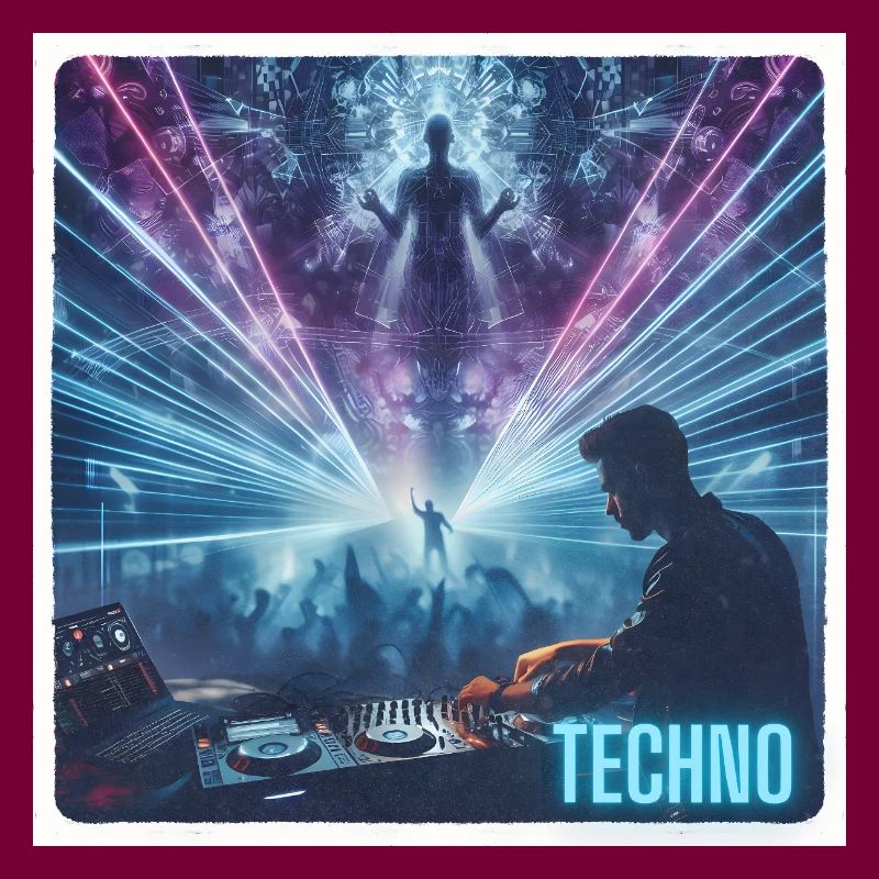DJ mit Lasershow
