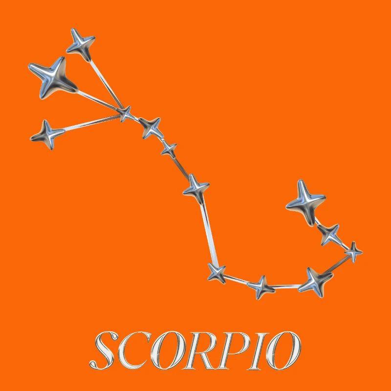 Scorpio Constellation – Silver Minimal Constellation