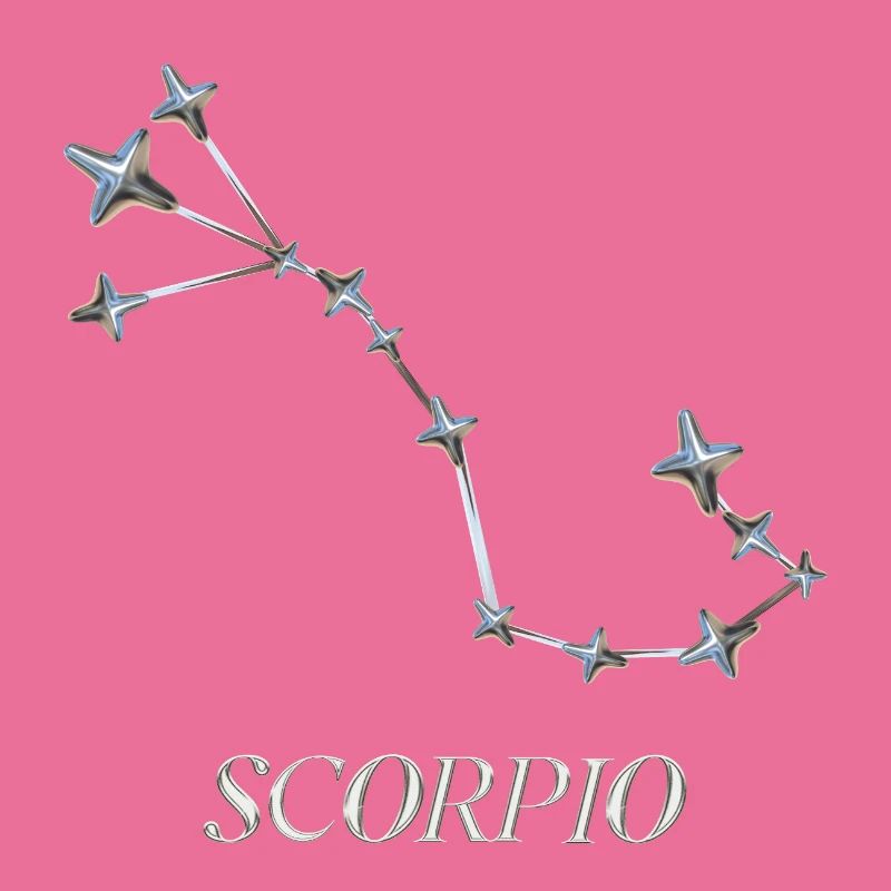 Scorpio Constellation – Silver Minimal Constellation