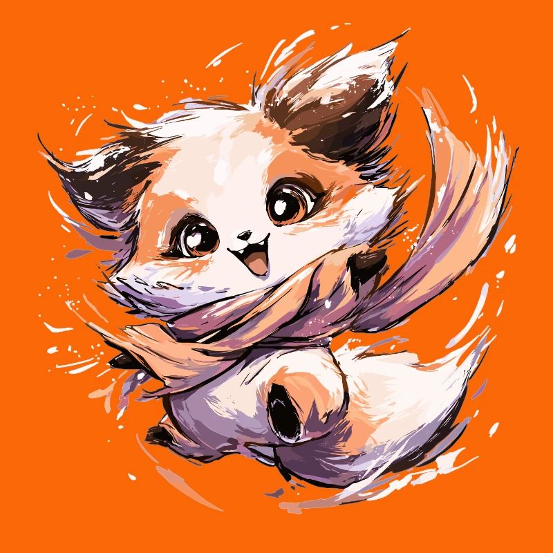 Fox with Scarf | Dancing Fox