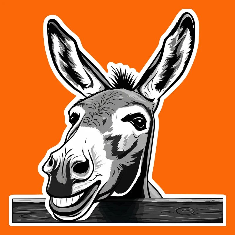 Cheeky donkey – laughter allowed!