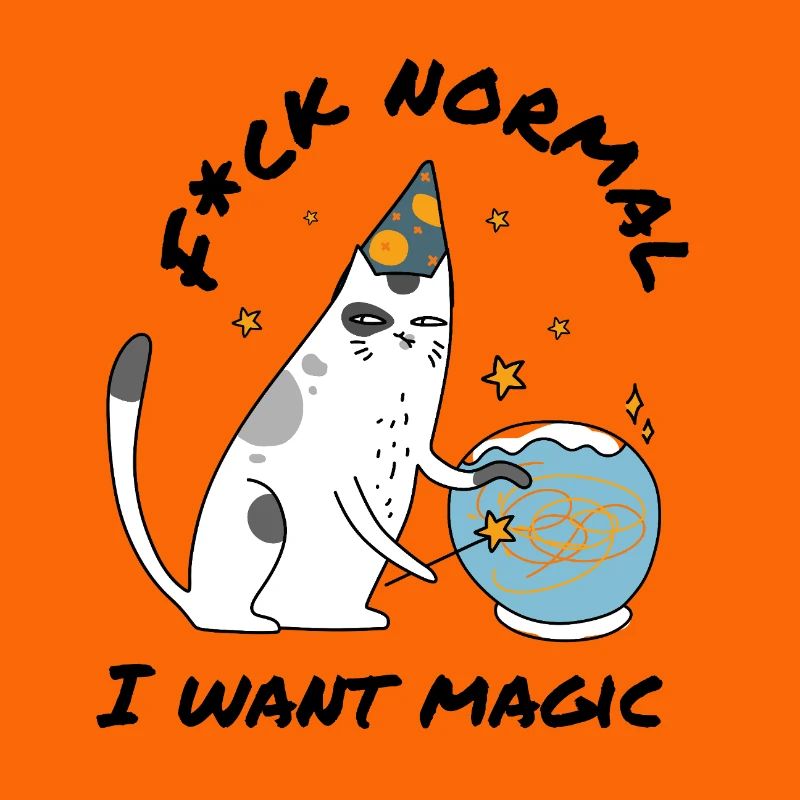 Fuck Normal – Spell Wizard Magic Cat