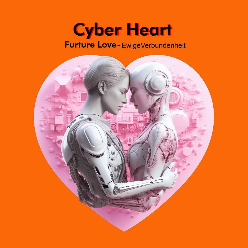 Cyber Herz Begegnung