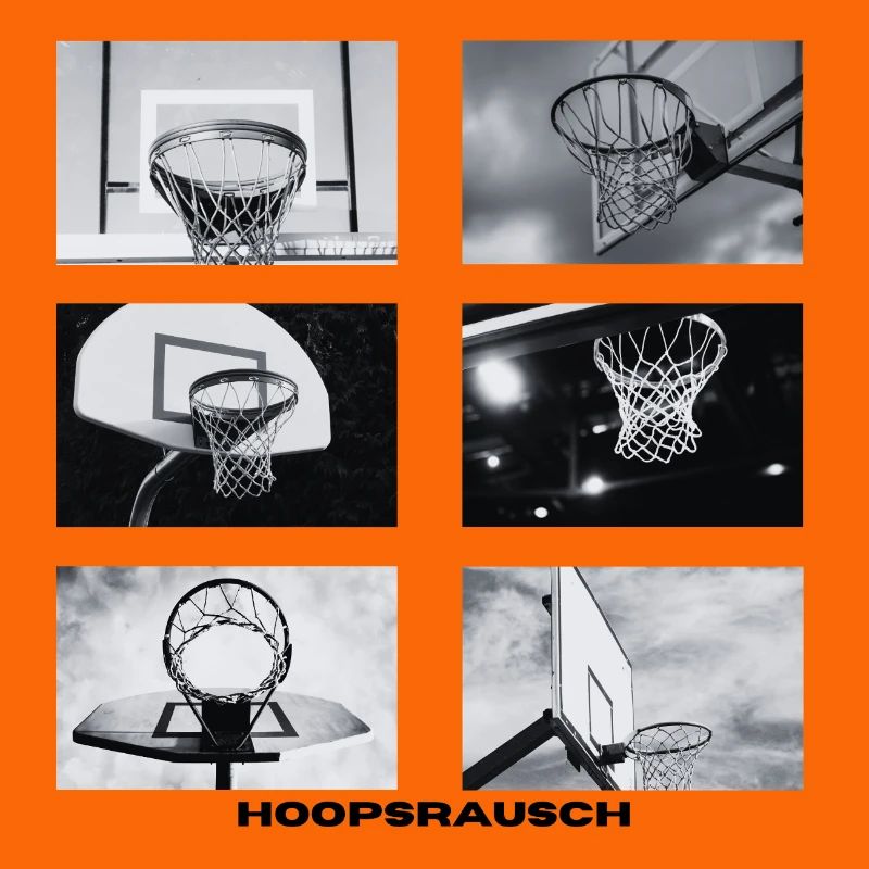 Hoopsrausch BW Collage