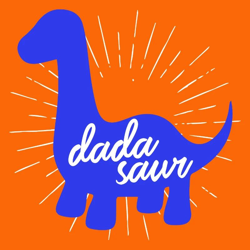 Conception du slogan drôle de dinosaure Daddysaurus Rex