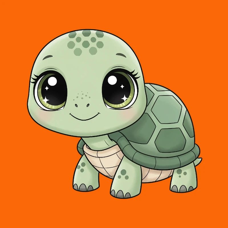 Mintgrüne Kuschelturtle