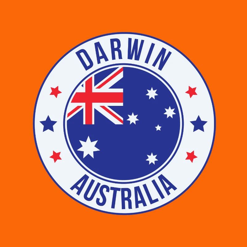 Darwin Australien Emblem-Abzeichen