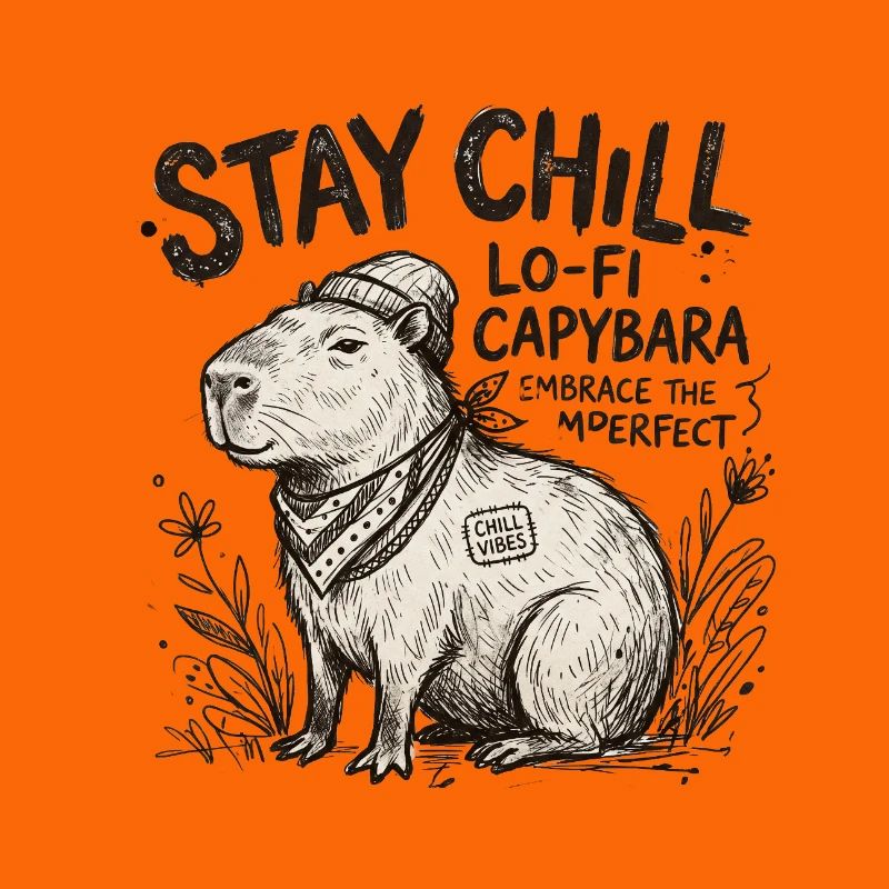 Capybara Chill LoFi Artwork