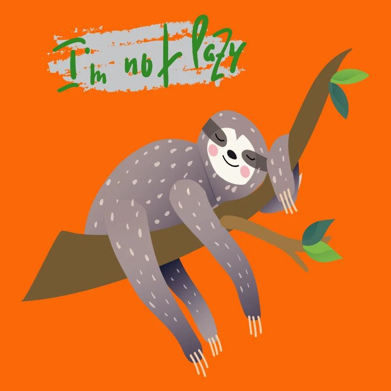 Faultier i'm not lazy