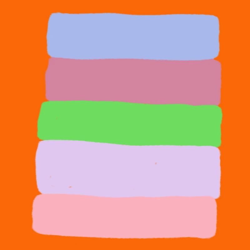 Pastel Stripe Stack