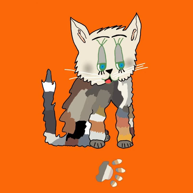 Patchwork Katze Fred Tatze
