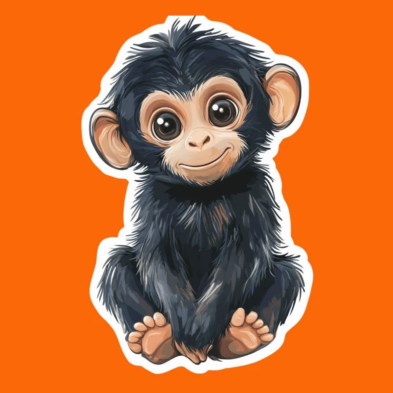 Monkey Cute Monkey Gift for Monkey Fans