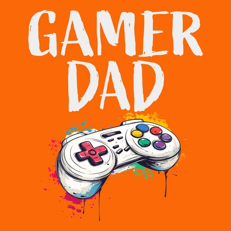 Gamer Dad Controller Kunst