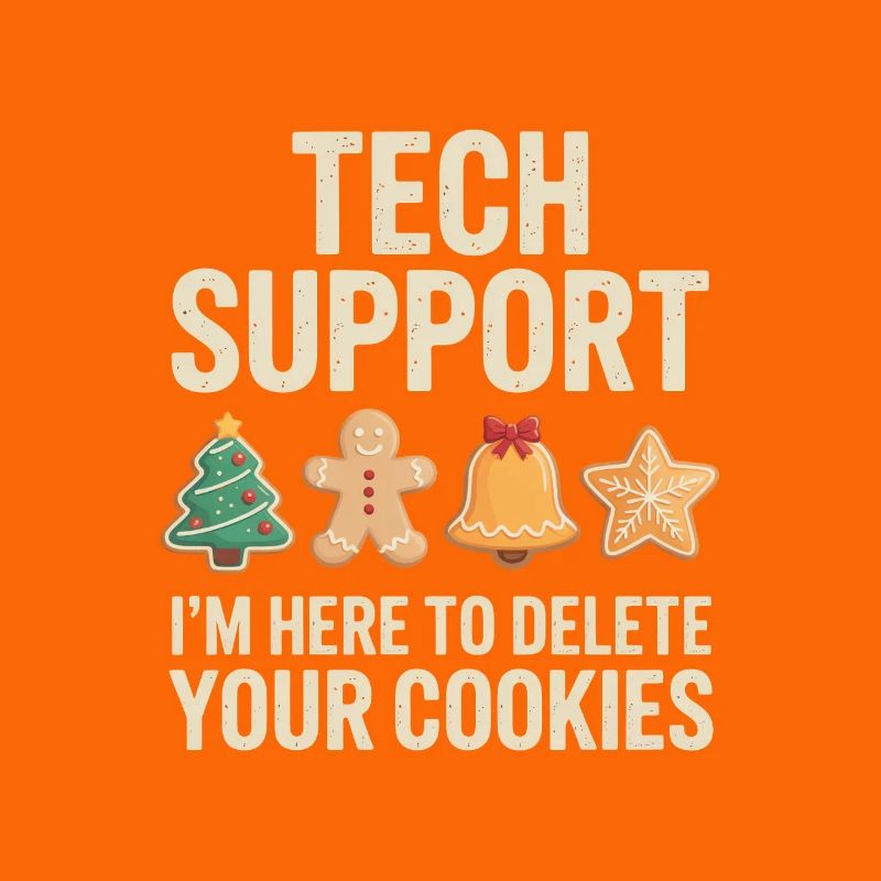 Tech Support Cookies Meme Tee