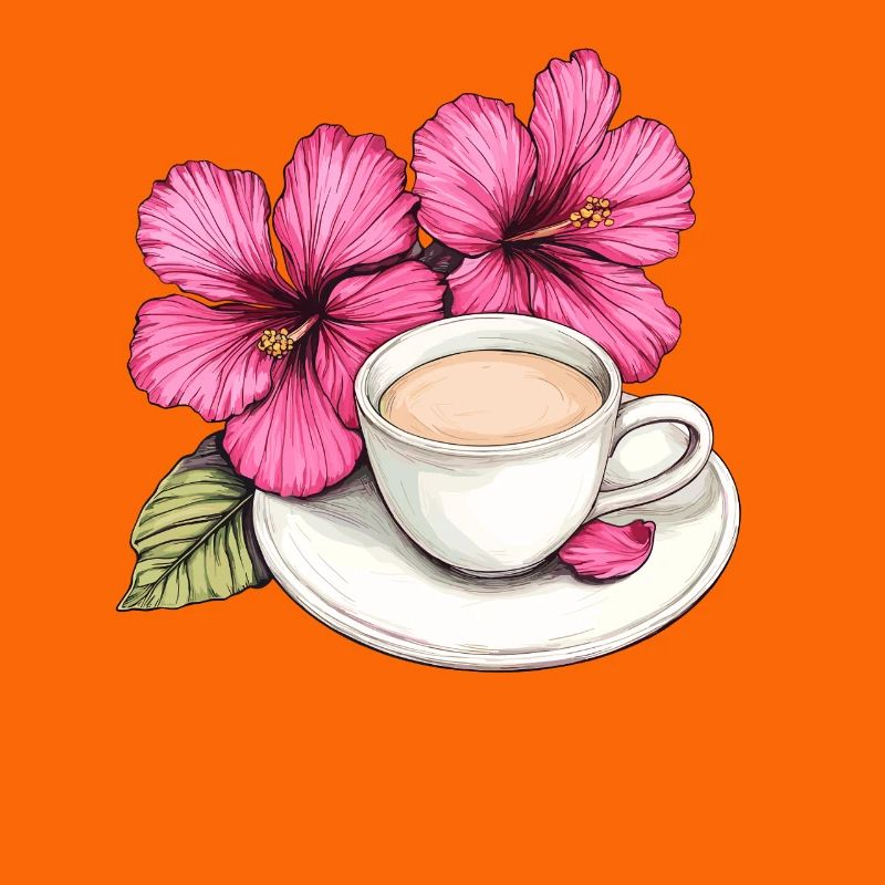 Hibiscus Coffee Mug Impression