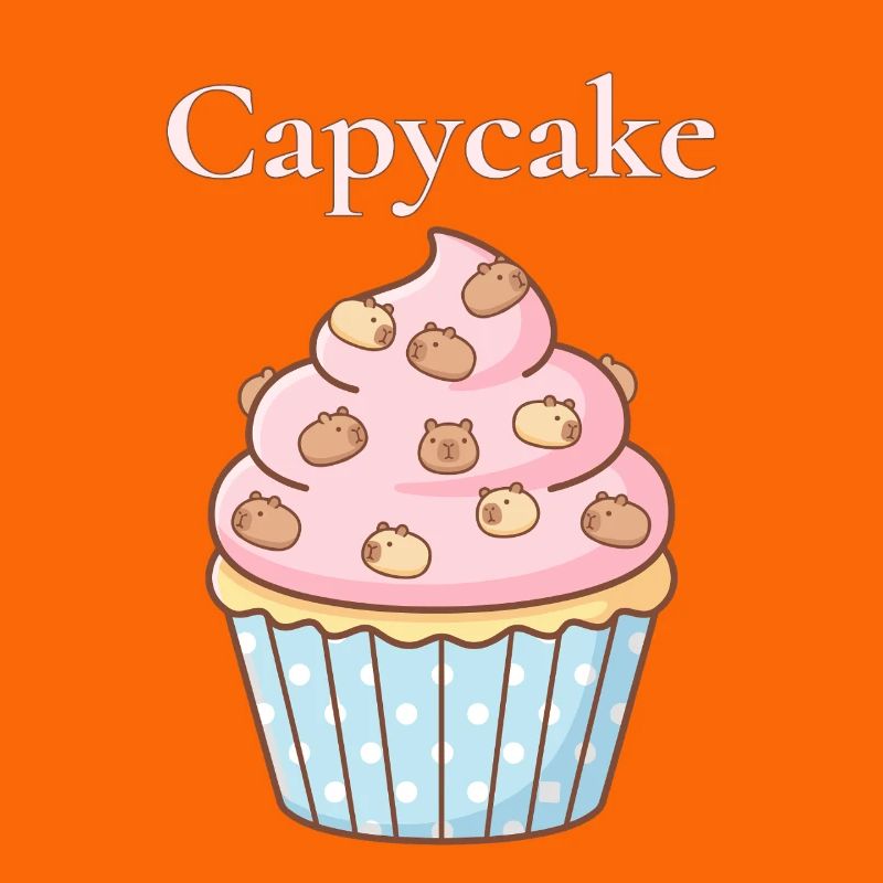 Capycake Cupcake with Capybara Sprinkles