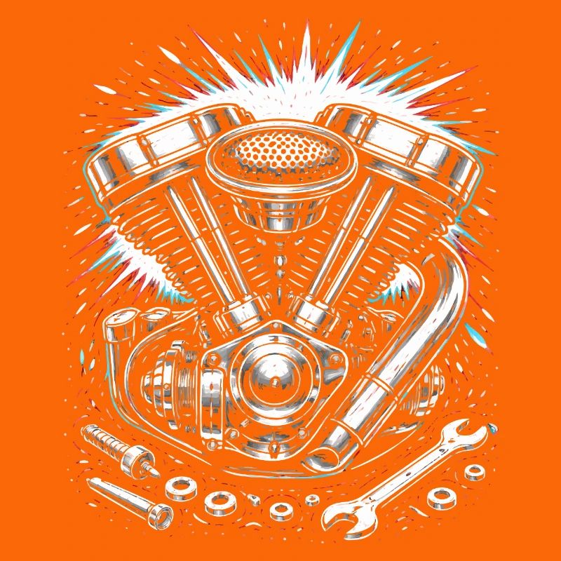 Motorcycle Engine Screwdriver Tuning Design