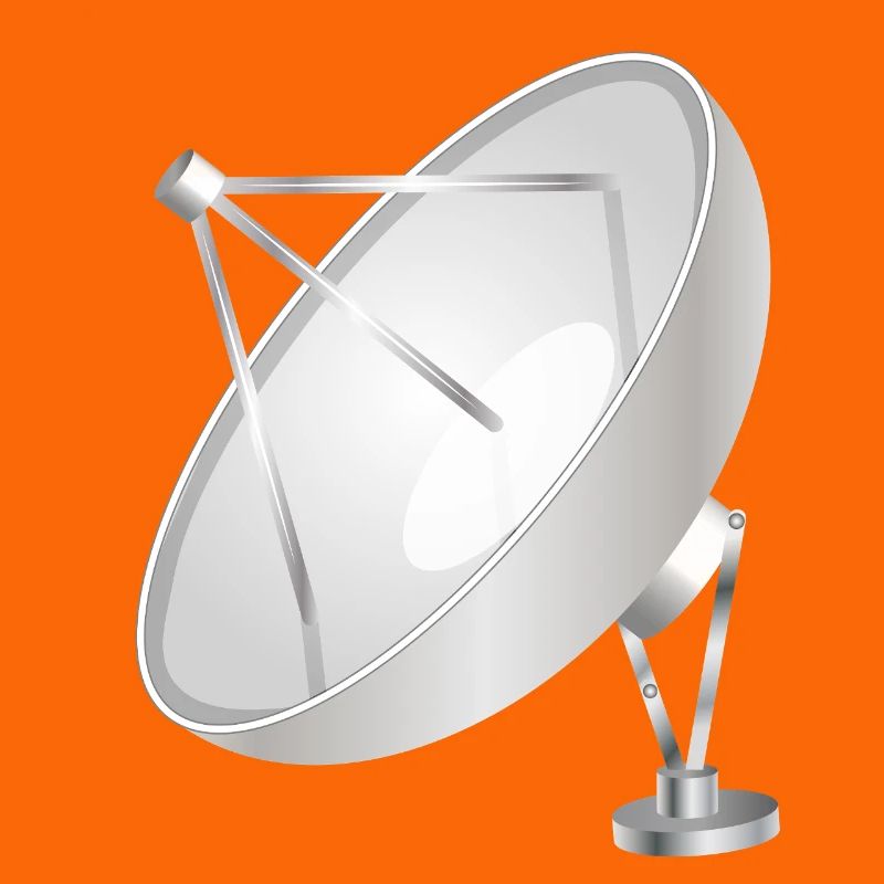 Antenne paraboise à l’aspect moderne et net